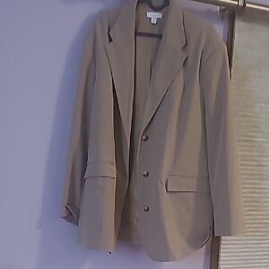 Topshop Beige Blazer